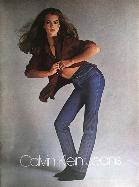 calvin klein jeans model 1980s.